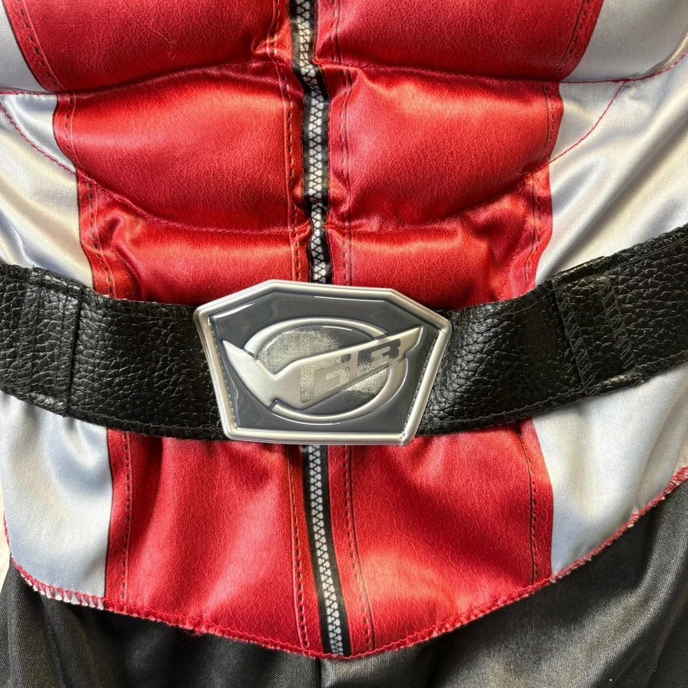 Saban's Power Rangers Beast Morphers‎ Red Ranger Costume Padded Kids Sz M 3T 4T
